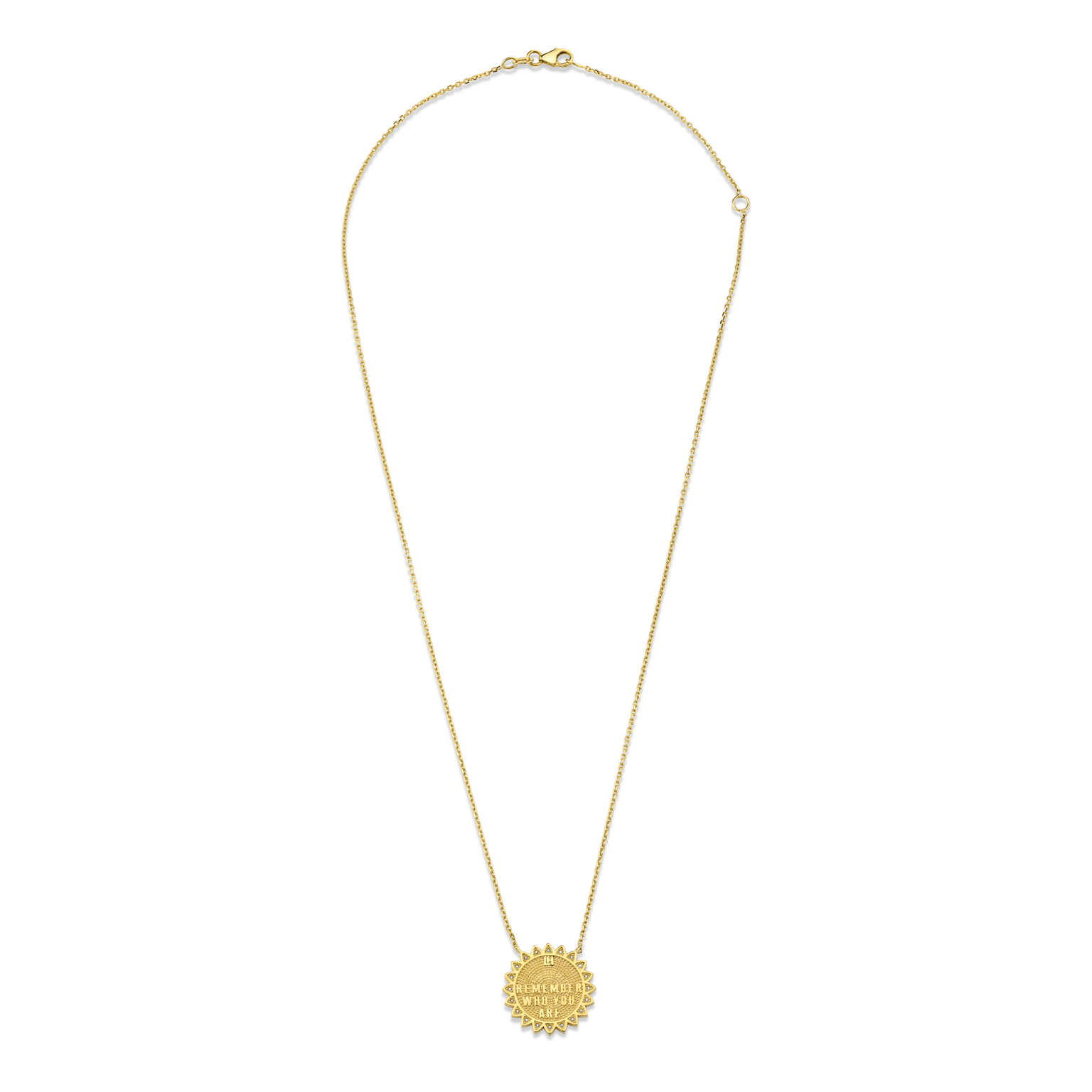 Medium 11:11 Sunshine Necklace with Diamonds | Ready to Ship by Logan Hollowell Jewelry
