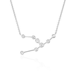 Taurus Constellation Necklace | Ready to Ship White Gold   by Logan Hollowell Jewelry