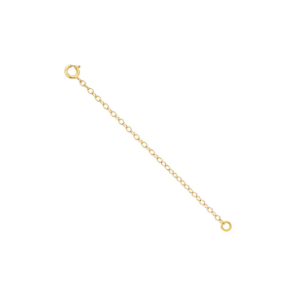 Solid Gold Extender Yellow Gold 1 inch  by Logan Hollowell Jewelry