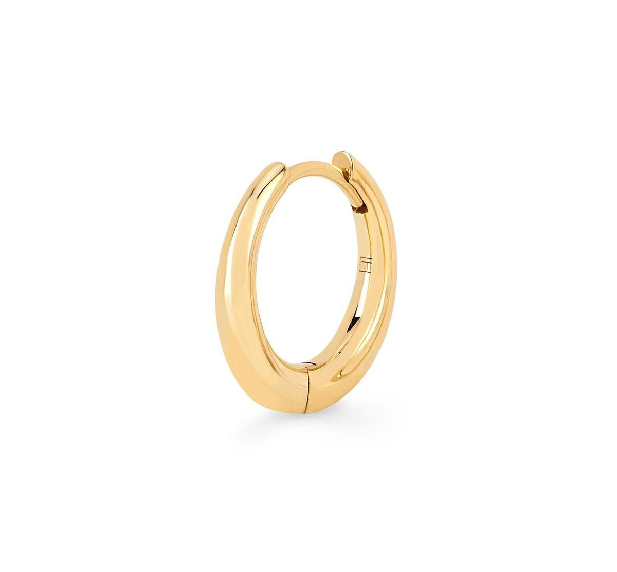 Petite Solid Crescent Unity Hoops by Logan Hollowell Jewelry