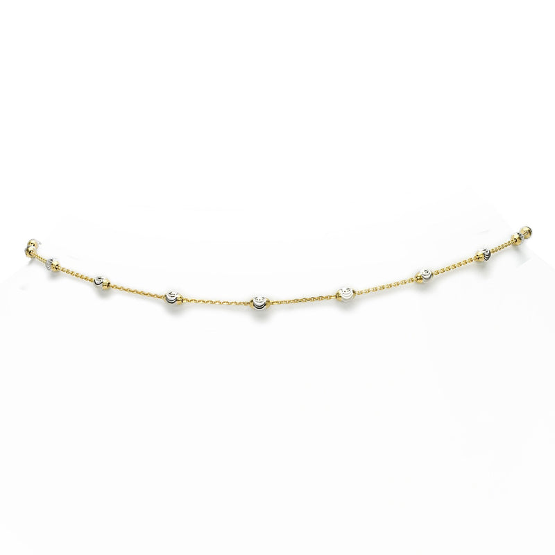 Mooncut Choker Yellow Gold   by Logan Hollowell Jewelry
