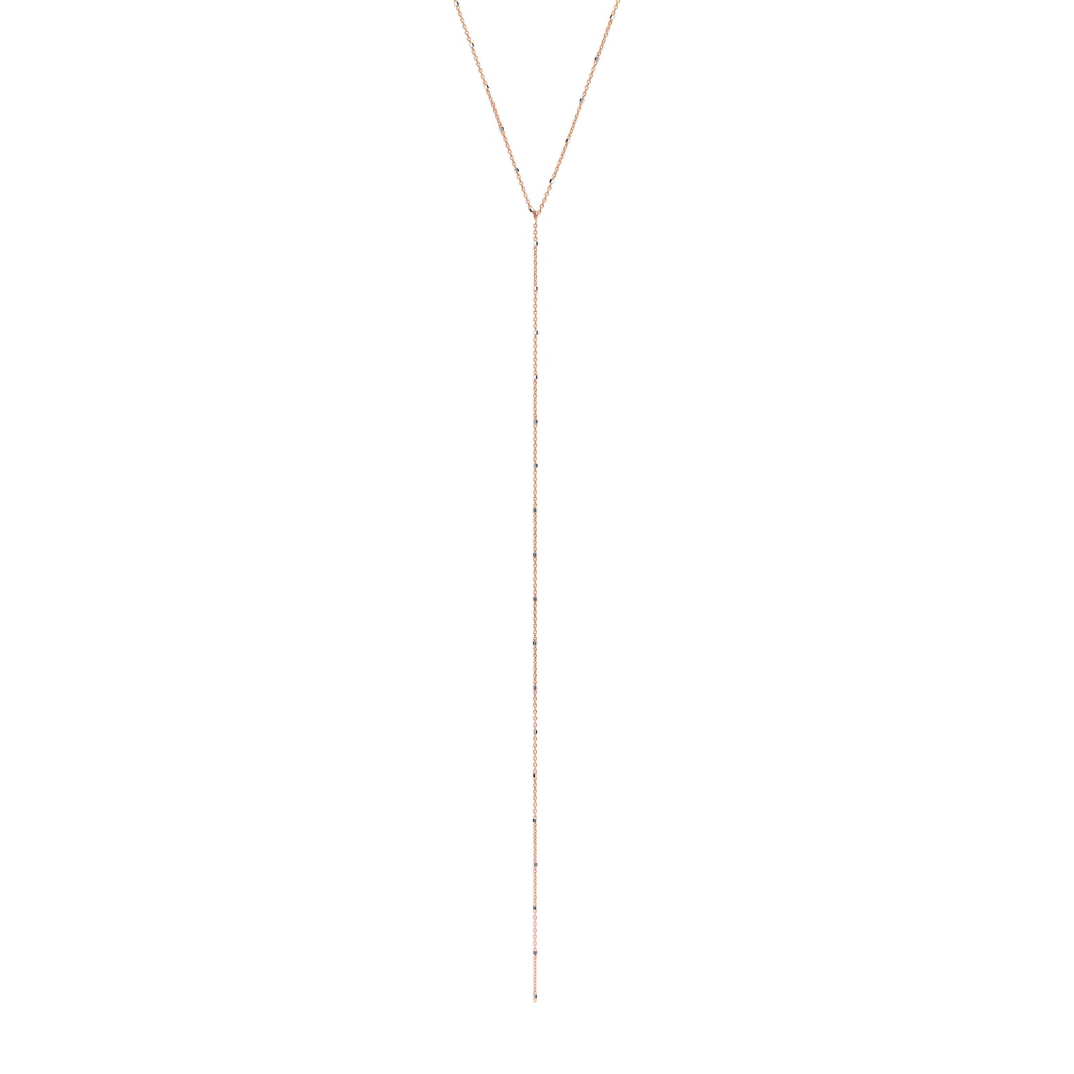 Twinkle Lariat Rose Gold by Logan Hollowell Jewelry
