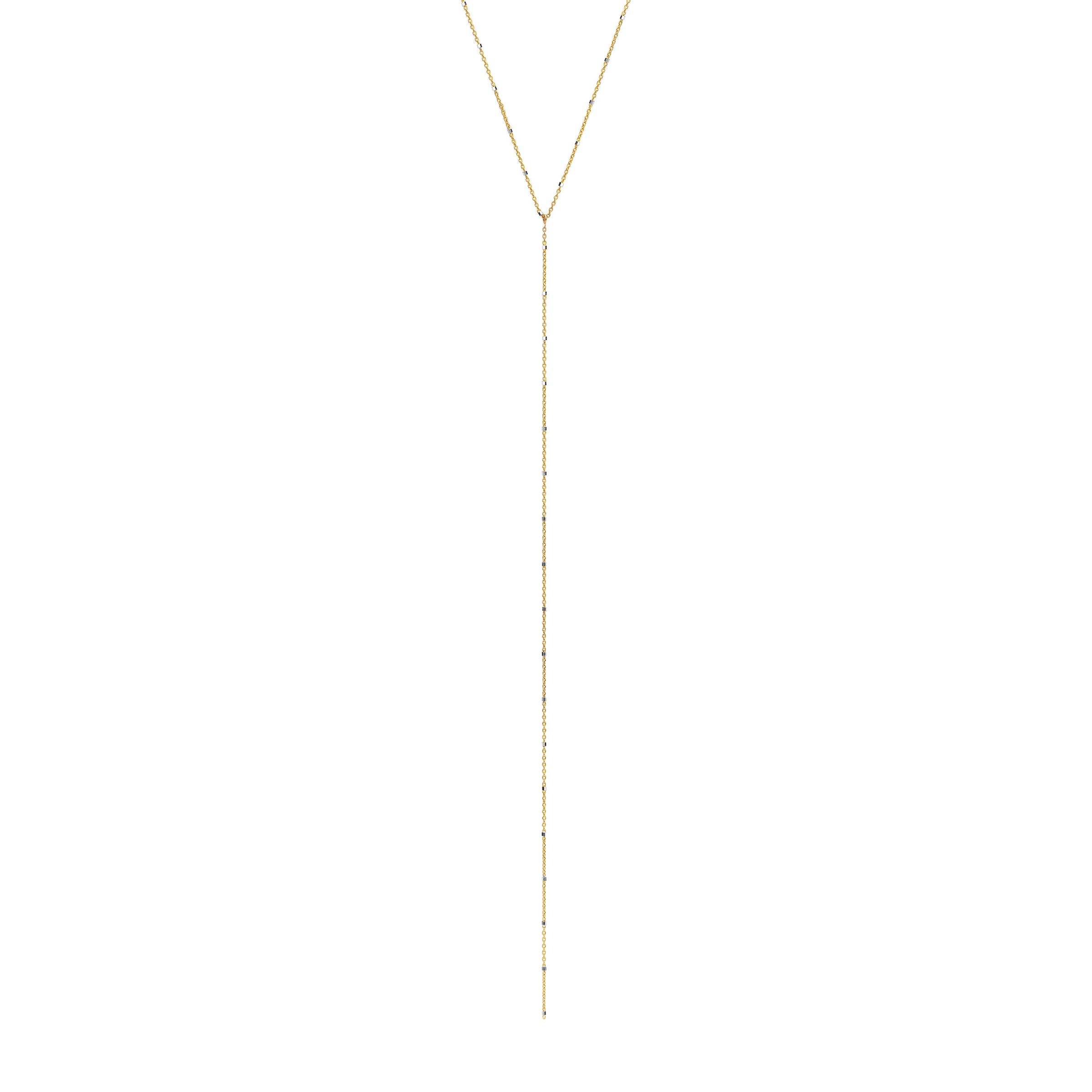 Twinkle Lariat Yellow Gold by Logan Hollowell Jewelry