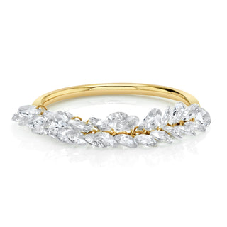 Eau de Rose Cut Diamond Ring Yellow Gold 2.5  by Logan Hollowell Jewelry