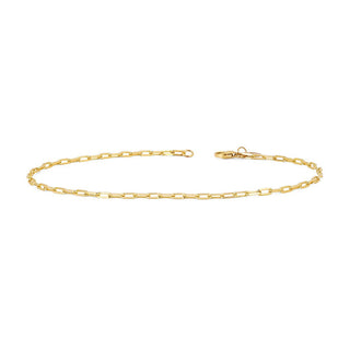 Baby Alchemy Link Anklet | Ready to Ship Yellow Gold   by Logan Hollowell Jewelry