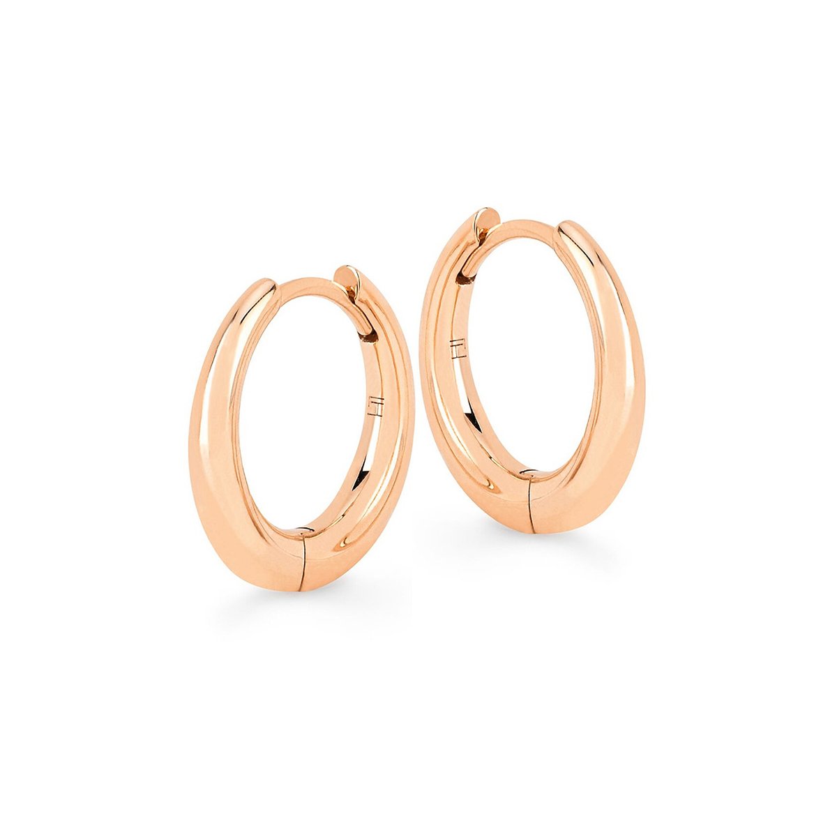 Petite Solid Crescent Unity Hoops by Logan Hollowell Jewelry