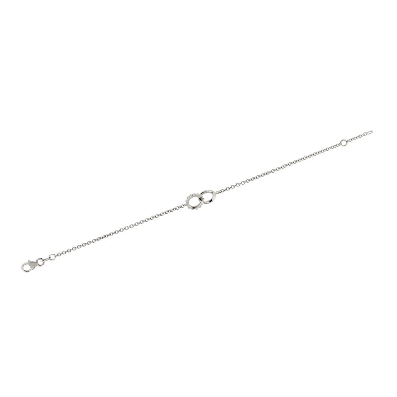 Petite Solid Interlocking Unity Bracelet by Logan Hollowell Jewelry
