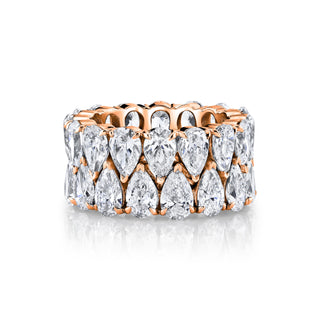 10.05ctw Crown Rings 4 Rose Gold  by Logan Hollowell Jewelry