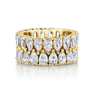 7.10ctw Crown Rings 4 Yellow Gold  by Logan Hollowell Jewelry