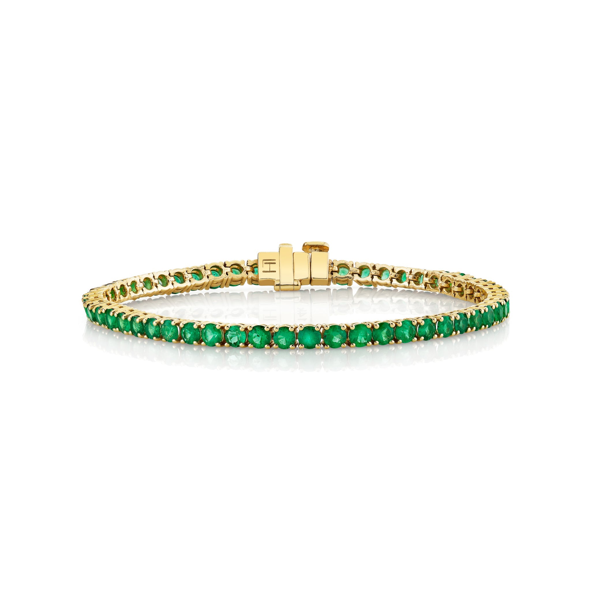 Buy 22K Ruby Emerald Gold Bangles 112VG1257 Online from Vaibhav Jewellers