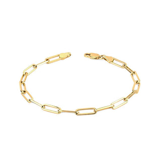 Alchemy Link Bracelet Yellow Gold Solid  by Logan Hollowell Jewelry