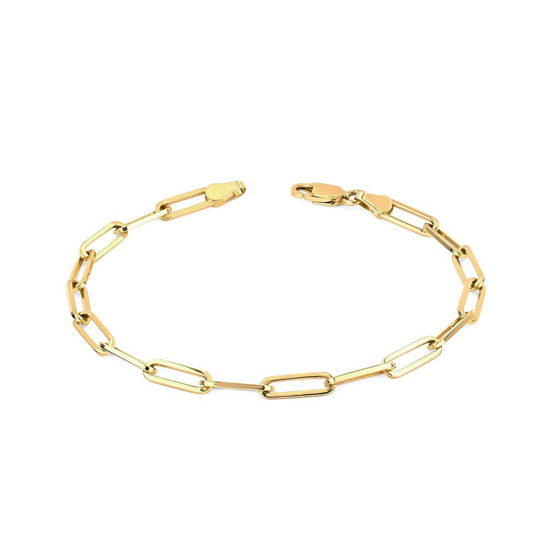 Men's Alchemy Link Bracelet | Ready to Ship Yellow Gold 7" Solid by Logan Hollowell Jewelry