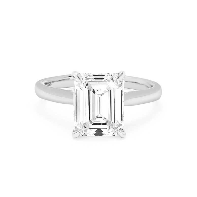 Eternal Emerald Cut Diamond Setting | Ready to Ship by Logan Hollowell Jewelry