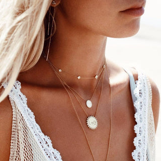 Custom Mini "You Are My Sunshine" Necklace    by Logan Hollowell Jewelry