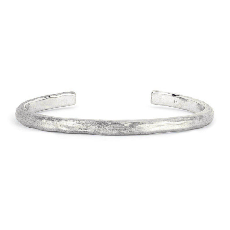 Men's Solid Wilderness Cuff | Ready to Ship Oxidized Silver by Logan Hollowell Jewelry