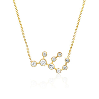 Virgo Constellation Necklace | Ready to Ship Yellow Gold   by Logan Hollowell Jewelry