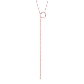 Small Unity Lariat Rose Gold   by Logan Hollowell Jewelry