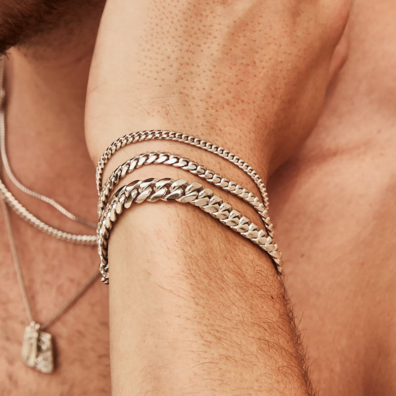 Men's Cuban Bracelet | Ready to Ship by Logan Hollowell Jewelry