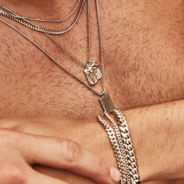 Sword Plate Necklace    by Logan Hollowell Jewelry