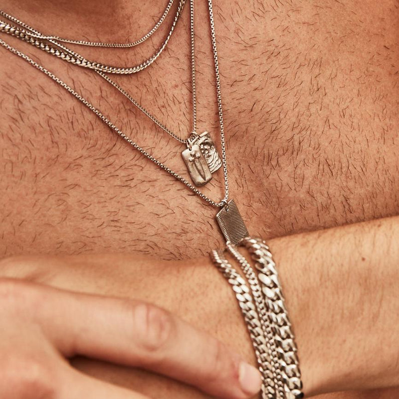 Sword Plate Necklace    by Logan Hollowell Jewelry
