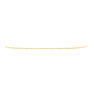 Two Toned Twinkle Choker Yellow Gold 14-15"  by Logan Hollowell Jewelry