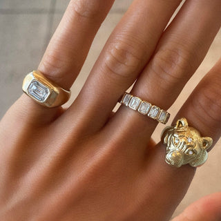 18k Lady Lioness Ring    by Logan Hollowell Jewelry
