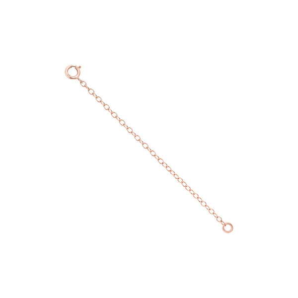 Solid Gold Extender Rose Gold 1 inch  by Logan Hollowell Jewelry