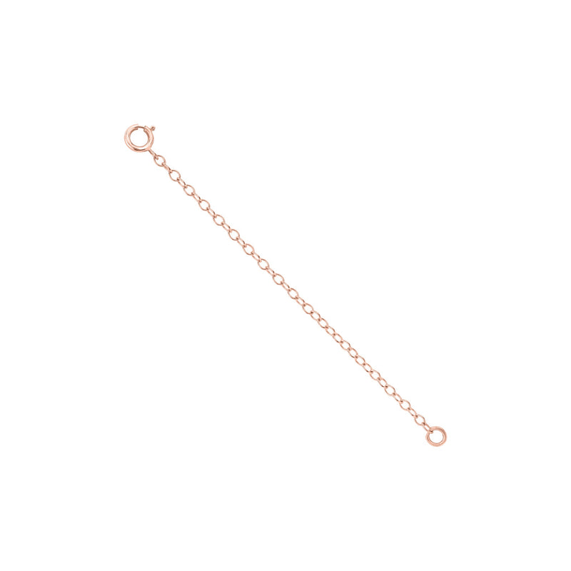 Solid Gold Extender Rose Gold 1 inch  by Logan Hollowell Jewelry
