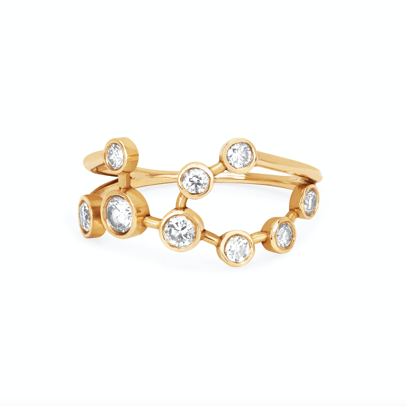 Virgo Diamond Constellation Ring | Ready to Ship by Logan Hollowell Jewelry
