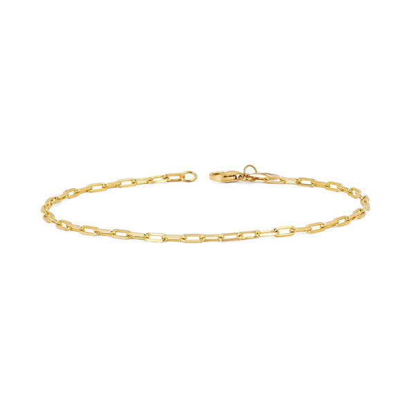 Petite Alchemy Link Bracelet Yellow Gold 7" by Logan Hollowell Jewelry