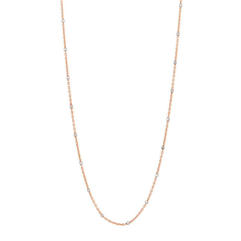 Two Toned Twinkle Choker Rose Gold 14-15"  by Logan Hollowell Jewelry