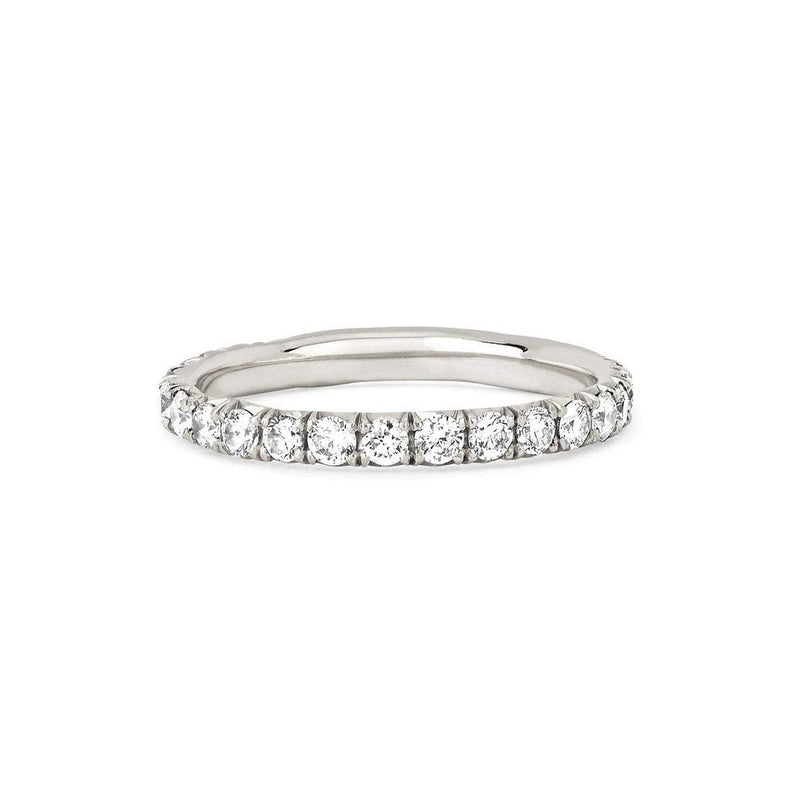 French Pavé Diamond Wilderness Band | Ready to Ship by Logan Hollowell Jewelry