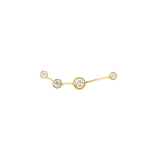 Baby Aries Diamond Constellation Stud | Ready to Ship    by Logan Hollowell Jewelry
