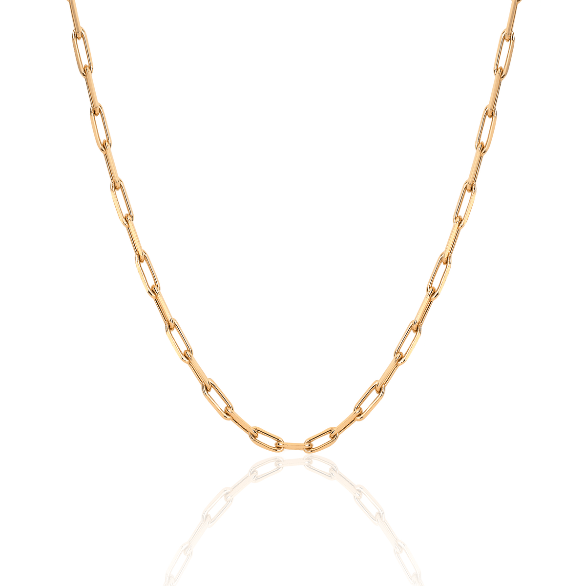 Alchemy Link Necklace | Ready to Ship Yellow Gold 14" Solid by Logan Hollowell Jewelry