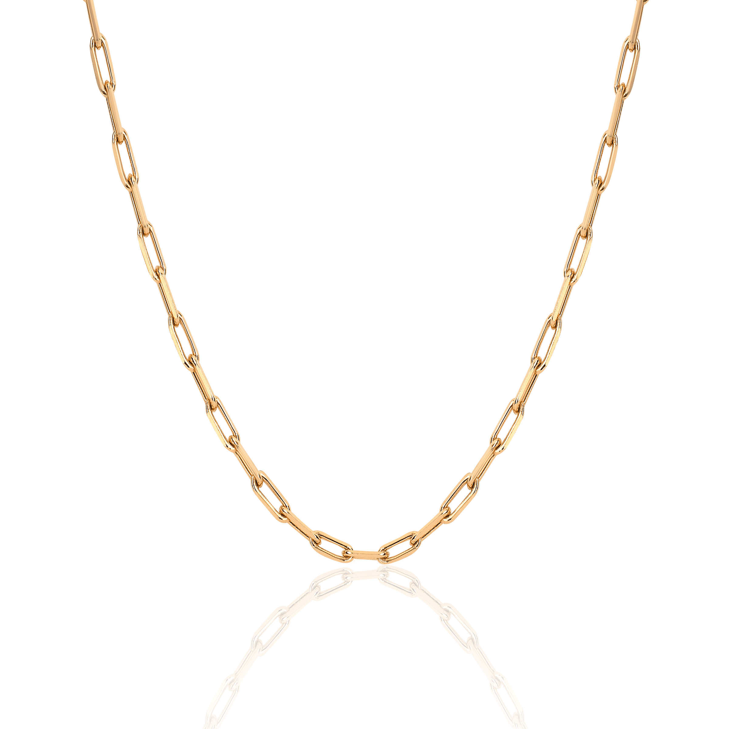 Alchemy Link Necklace | Ready to Ship Yellow Gold 14" Solid by Logan Hollowell Jewelry