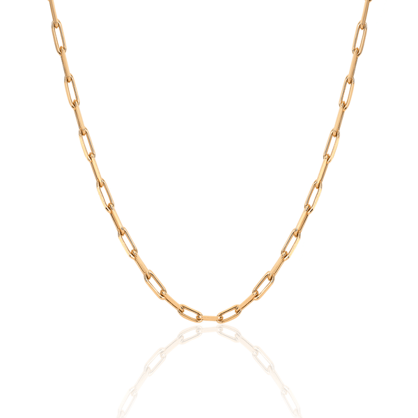 Alchemy Link Necklace | Ready to Ship Yellow Gold 14" Solid by Logan Hollowell Jewelry