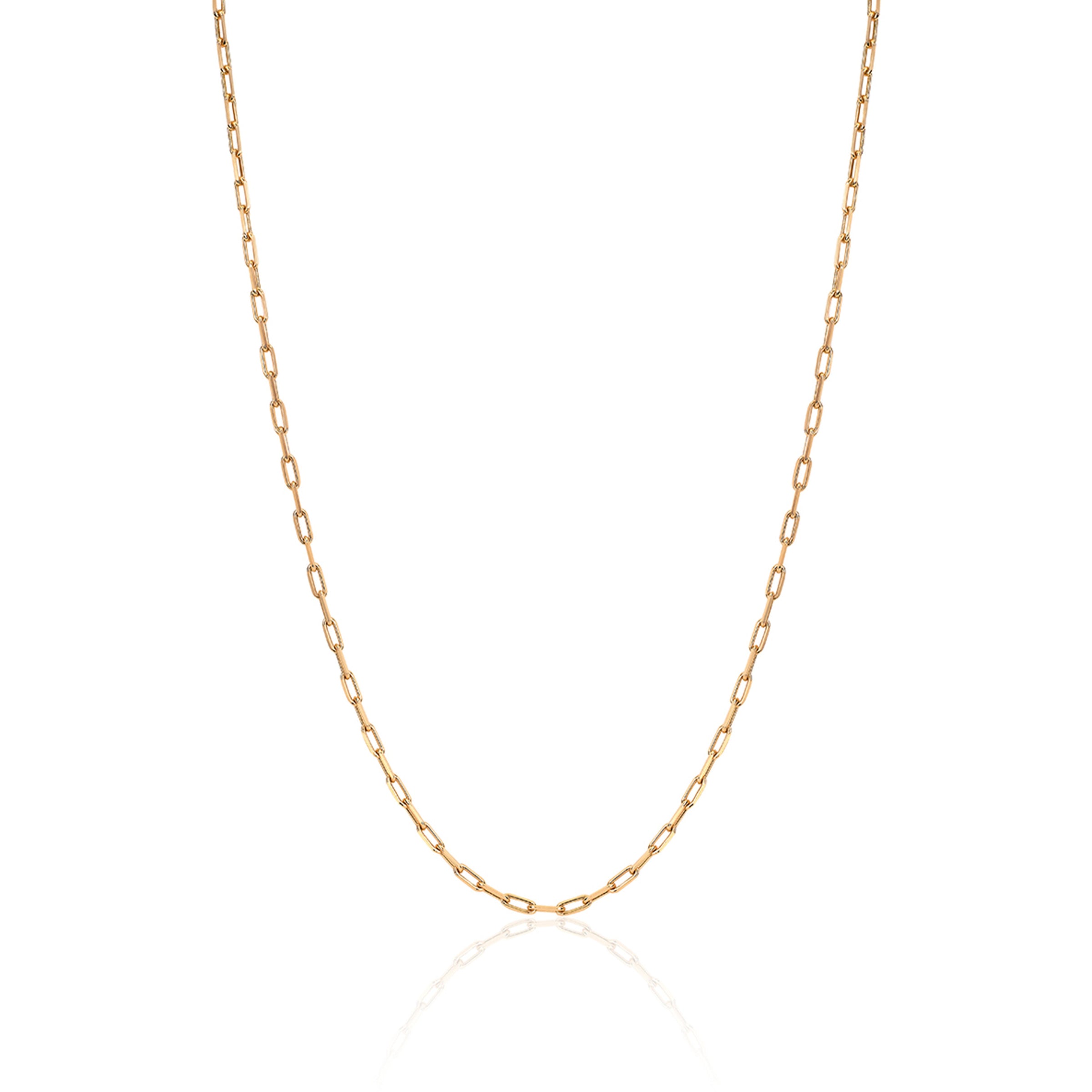 Baby Alchemy Link Necklace | Ready to Ship Yellow Gold 16" by Logan Hollowell Jewelry