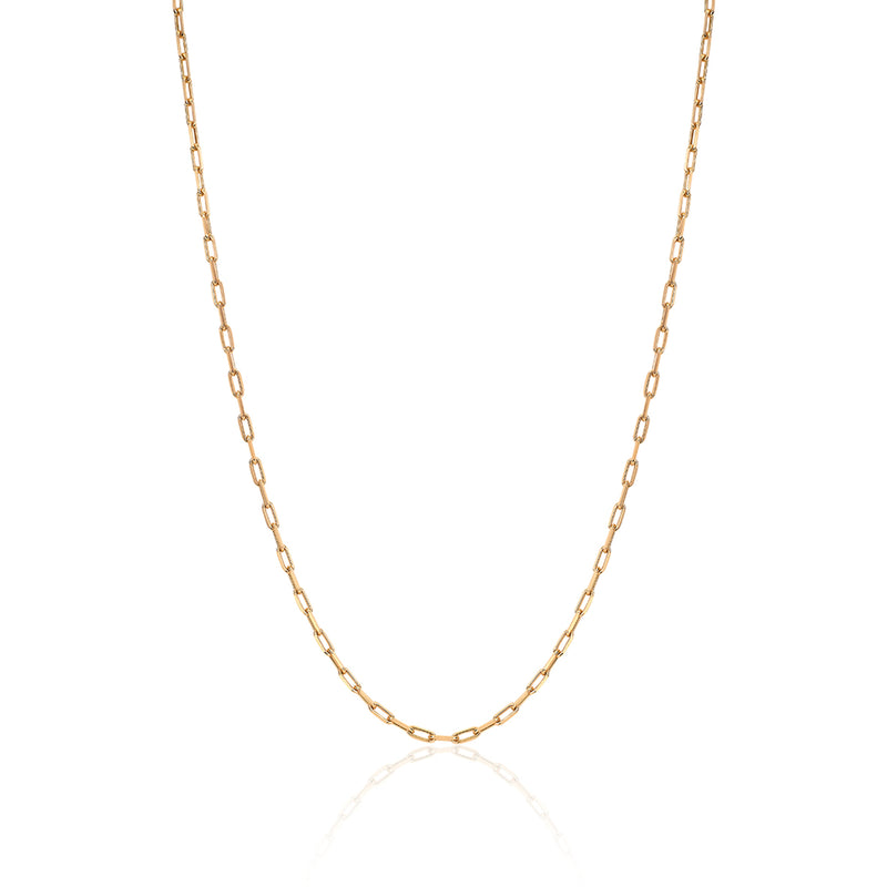 Baby Alchemy Link Necklace | Ready to Ship Yellow Gold 16" by Logan Hollowell Jewelry