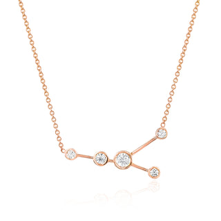 Cancer Constellation Necklace Rose Gold   by Logan Hollowell Jewelry