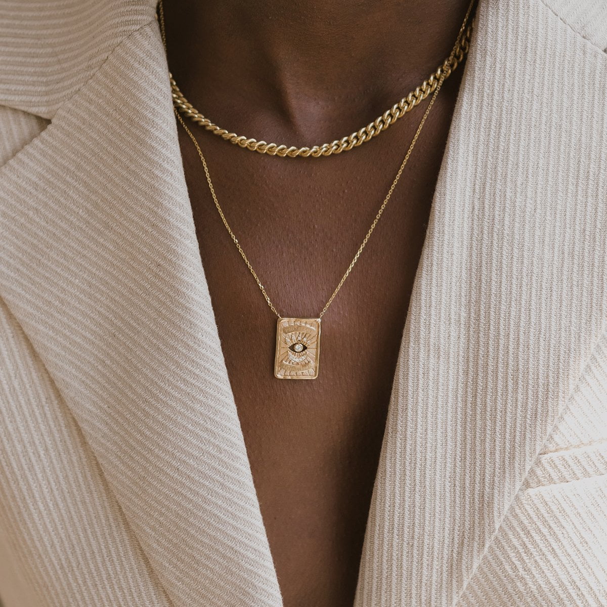 Gaia Protection Necklace    by Logan Hollowell Jewelry