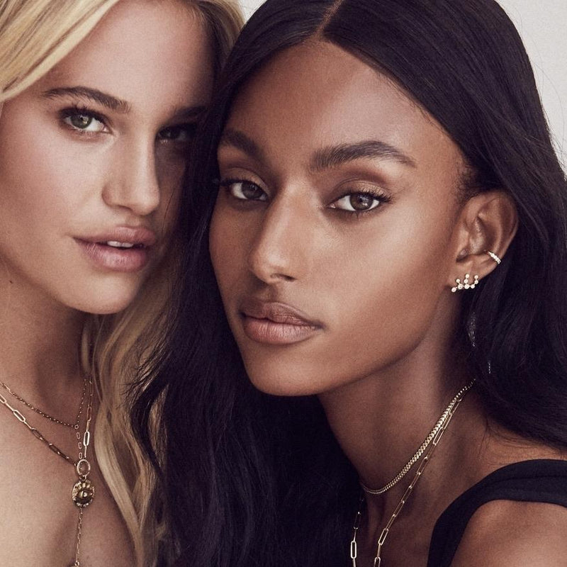 Petite Virgo Diamond Constellation Studs by Logan Hollowell Jewelry