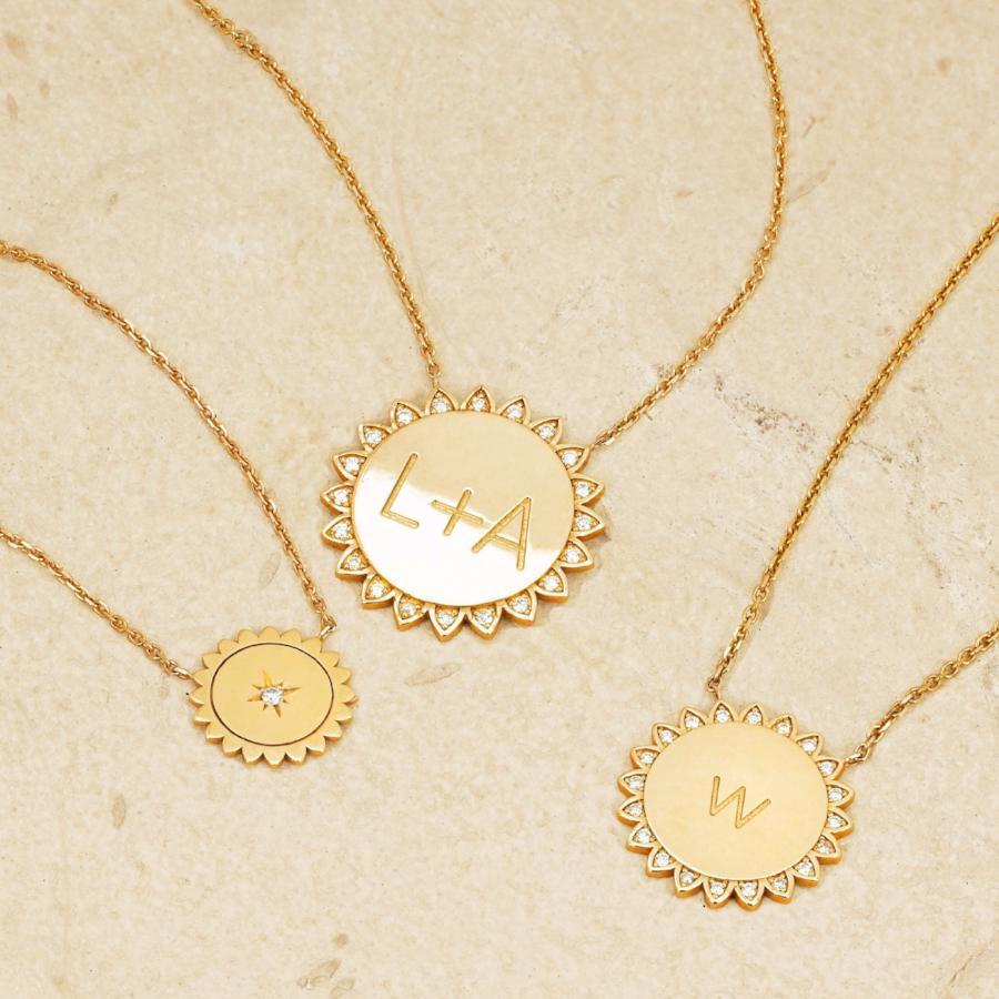 Classic 11:11 Sunshine Necklace with Diamonds by Logan Hollowell Jewelry