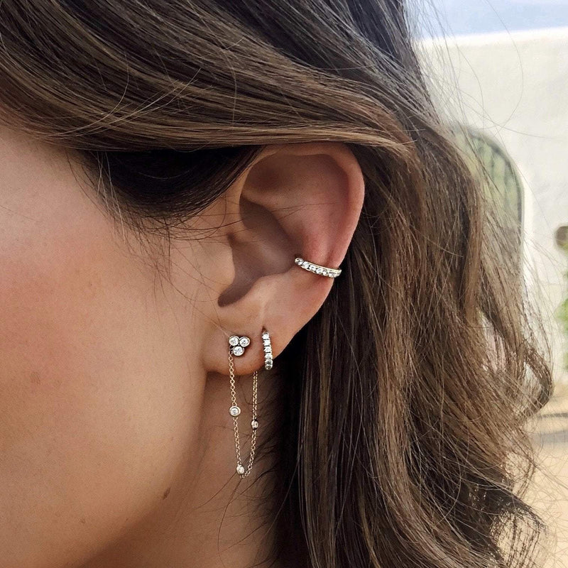 Diamond Goddess Hoops    by Logan Hollowell Jewelry