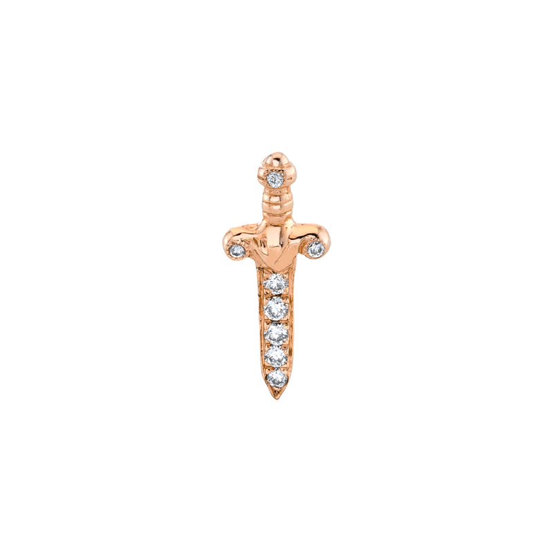 Pavé Diamond Dagger Studs | Ready to Ship by Logan Hollowell Jewelry
