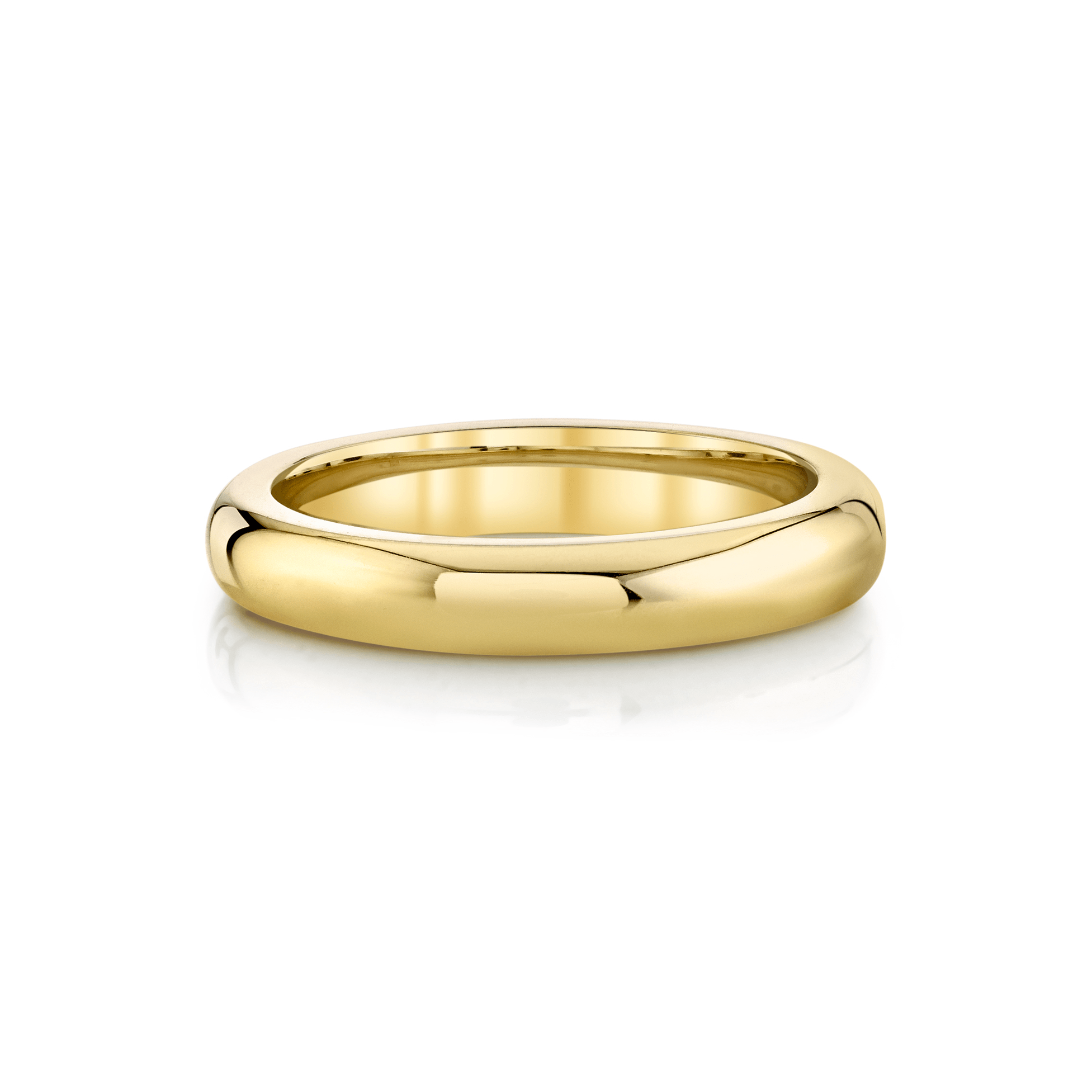 Men's Cloud Fit Band Yellow Gold 8 by Logan Hollowell Jewelry
